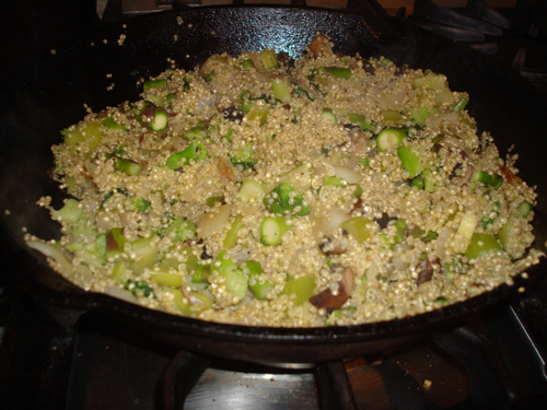 quinoaasparagus
