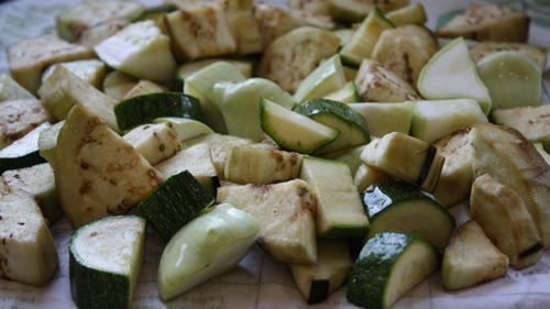 dryingeggplantandzucchini
