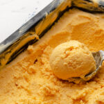 Homemade pumpkin ice cream.
