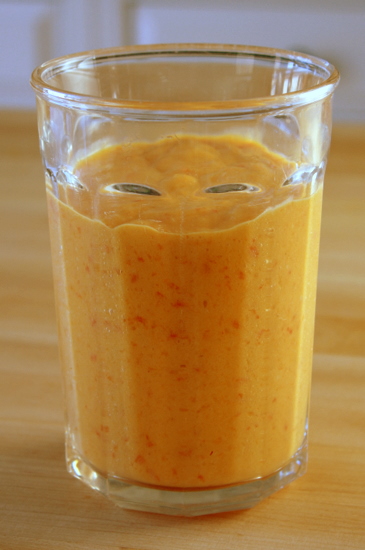 persimmon coconut smoothie | www.healthygreenkitchen.com