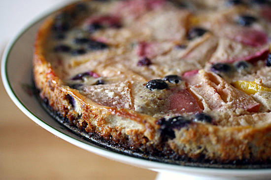 plum custard tart from www.healthygreenkitchen.com