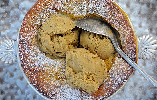 Pumpkin Souffles with Maple Pumpkin Ice Cream Pumpkin Souffles