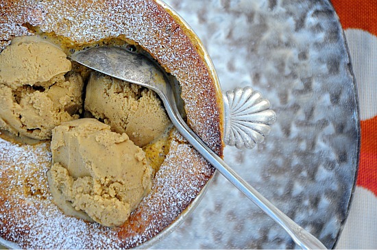 Pumpkin Souffle with Maple Pumpkin Ice Cream Pumpkin Souffle