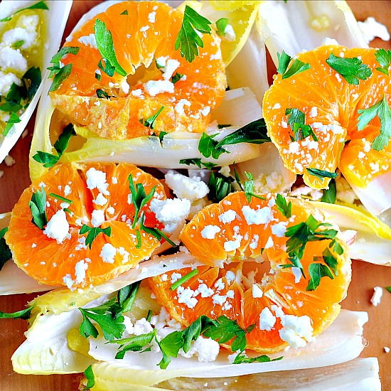 endive salad with oranges