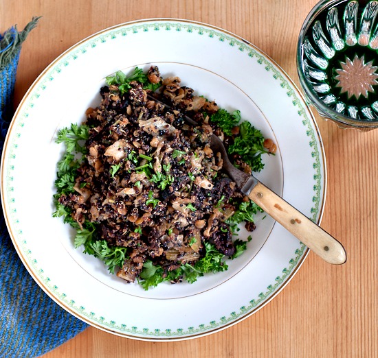 Black Quinoa and Red Lentil Salad Black Quinoa Salad photo