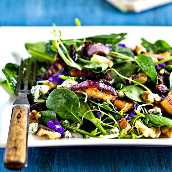 baby spinach salad photo