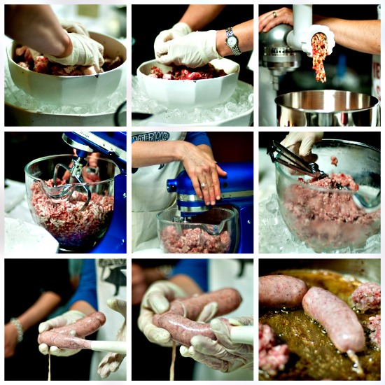 sausage collage