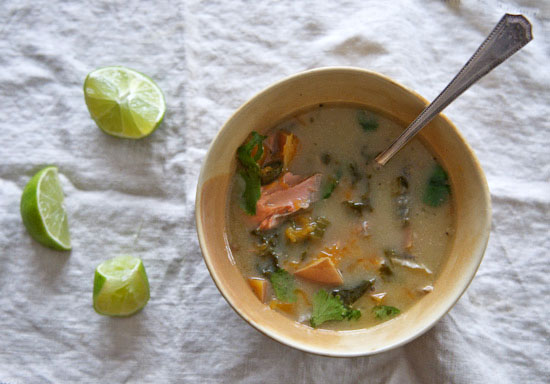coconut salmon soup 1