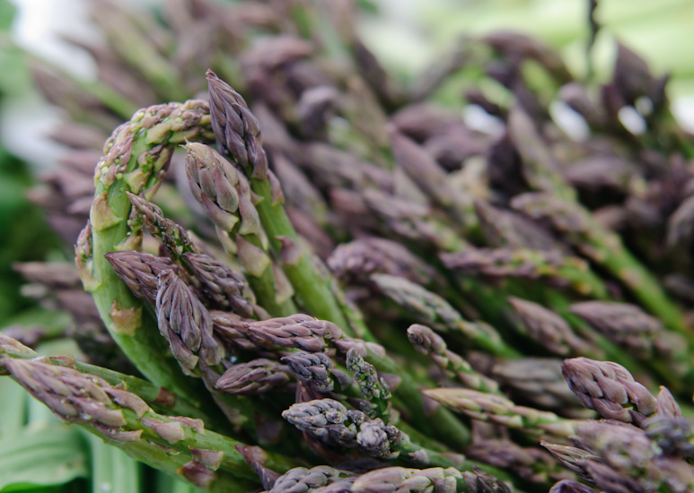 Fresh asparagus.