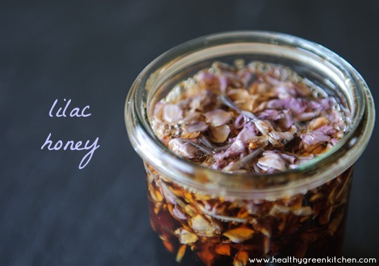 Lilac honey from www.healthygreenkitchen.com