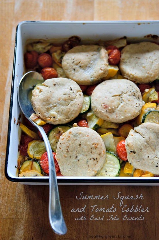 Tomato and Squash Cobbler | Healthy Green Kitchen
