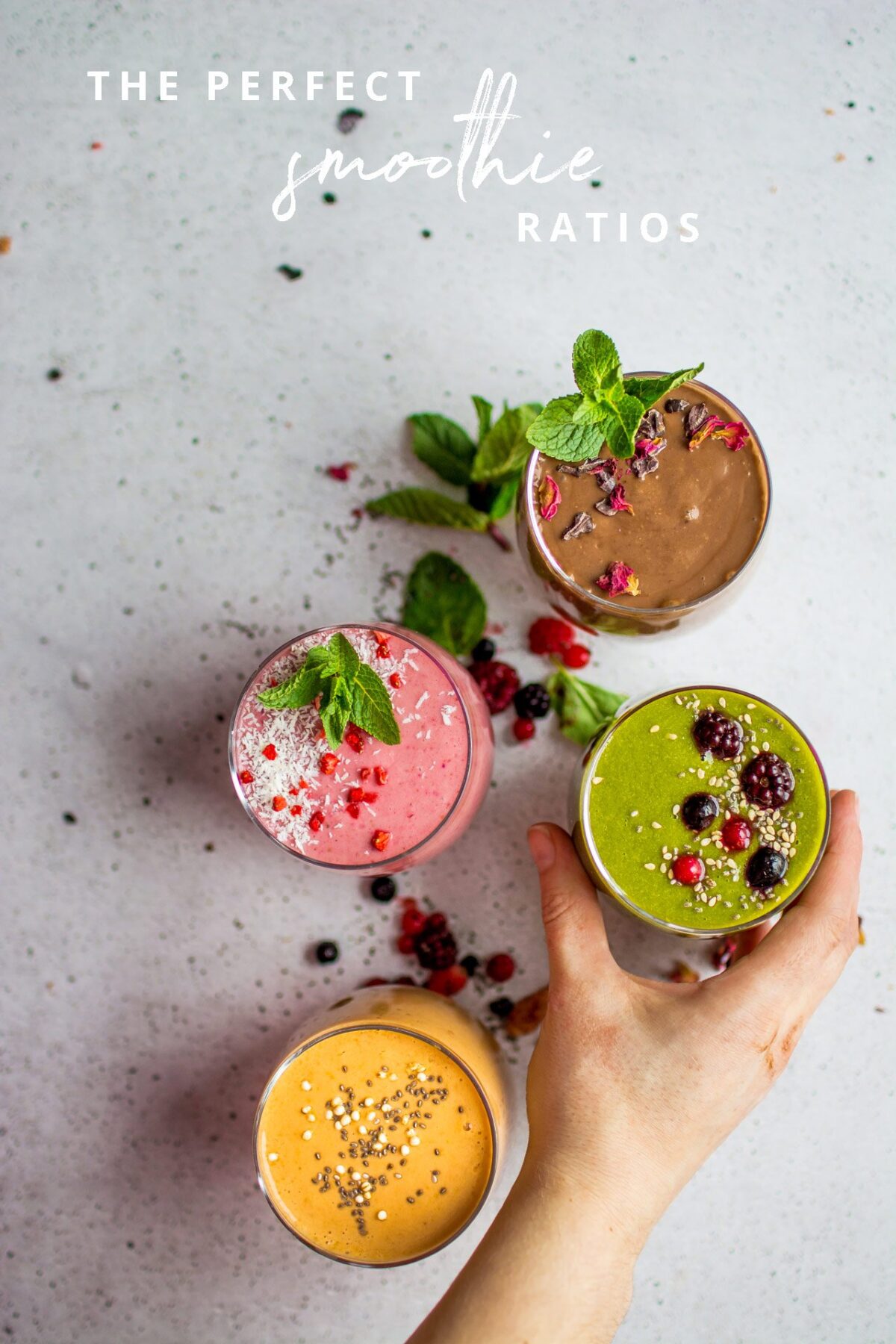Learn how to make the perfect smoothie every time with these perfect ratios!