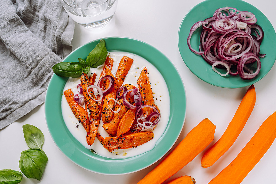 Sauteed carrots.