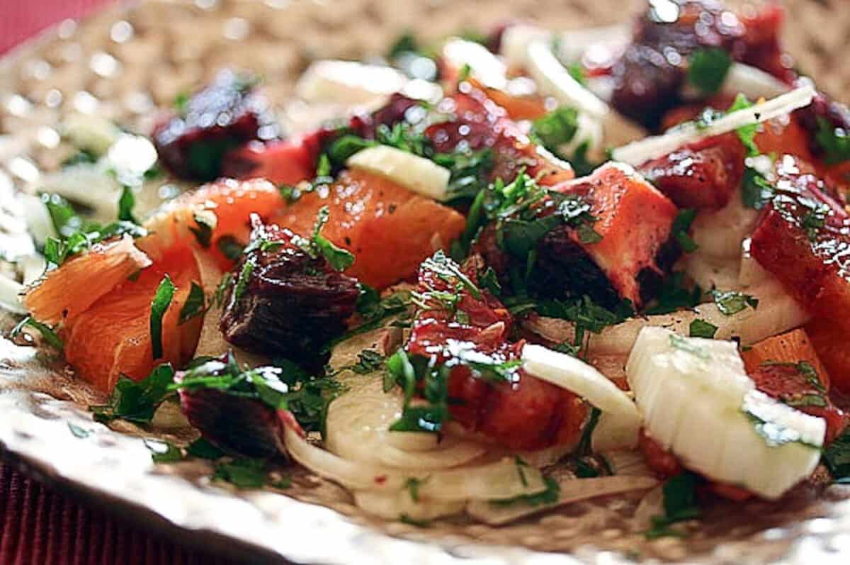 Blood Orange and Fennel Salad.